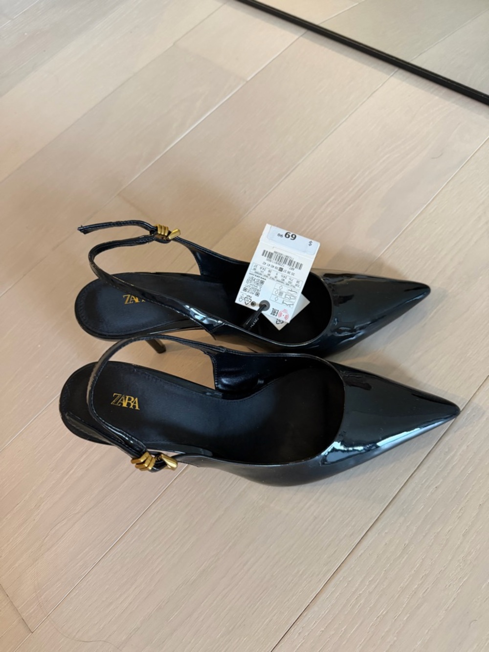 Zara metal buckle slingback - Picture 3 of 5